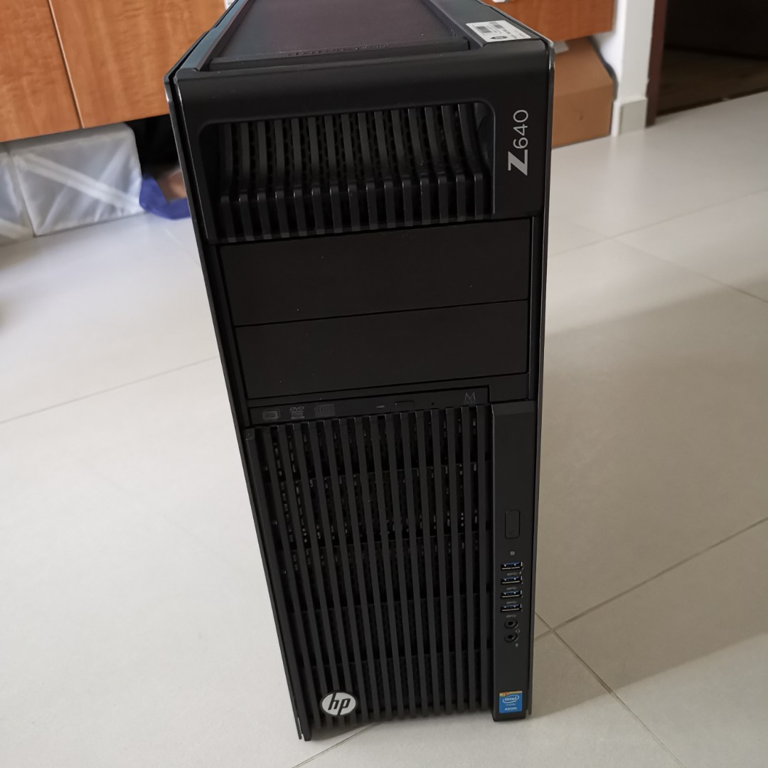 Hp Z640 Workstation Dual E5 2697v3 Xeon 28 Cores 56 Threads Cpus 128 Gb Ddr4 Ecc Registered Ram Nvidia Geforce 1080 8 Gb 960gb Samsung Ssd Enterprise High Write Endurance 500gb Hdd Bonus