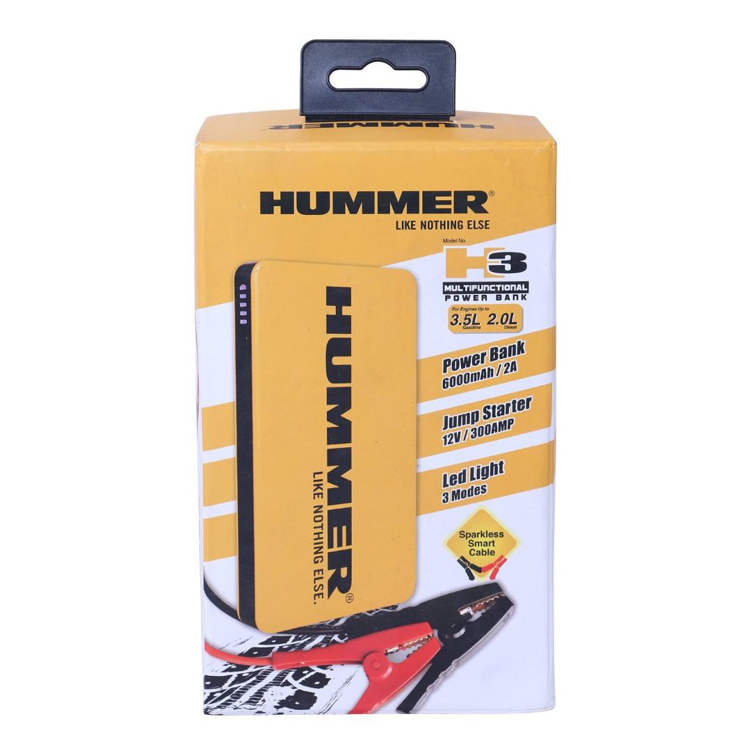 Hummer H3 Multifunctional Power Bank 6000mAh/Jump Starter/LED Light