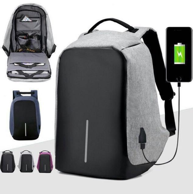 men's backpack with charger