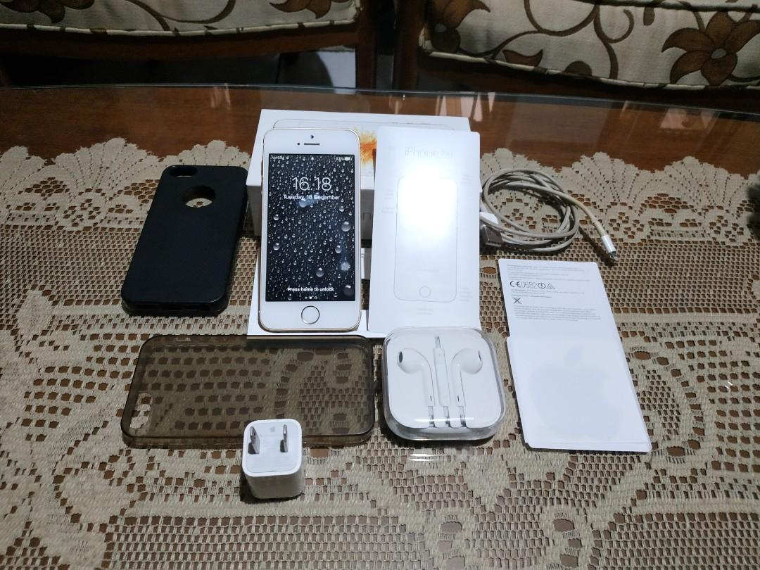 Iphone Se 64gb Gold Fullset Original Spek Iphone 6s Telepon Seluler Tablet Iphone Others Di Carousell