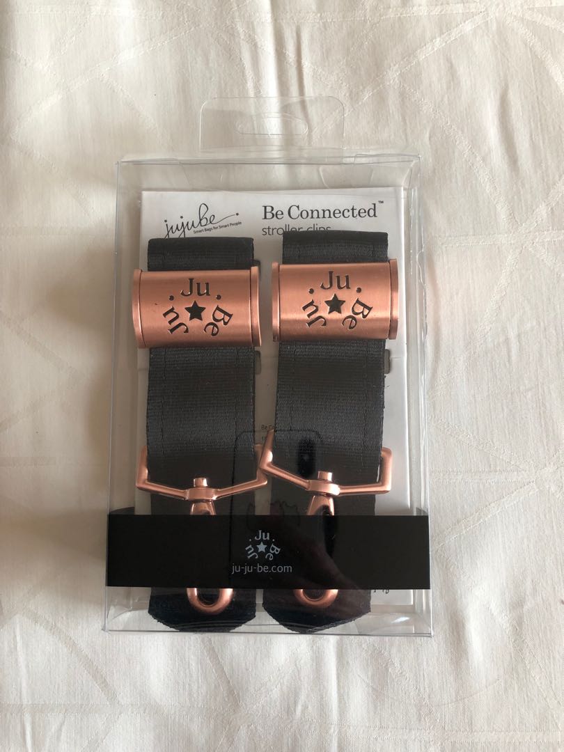 Ju-Ju-Be Be Connected Stroller Clips Rose Gold One Size