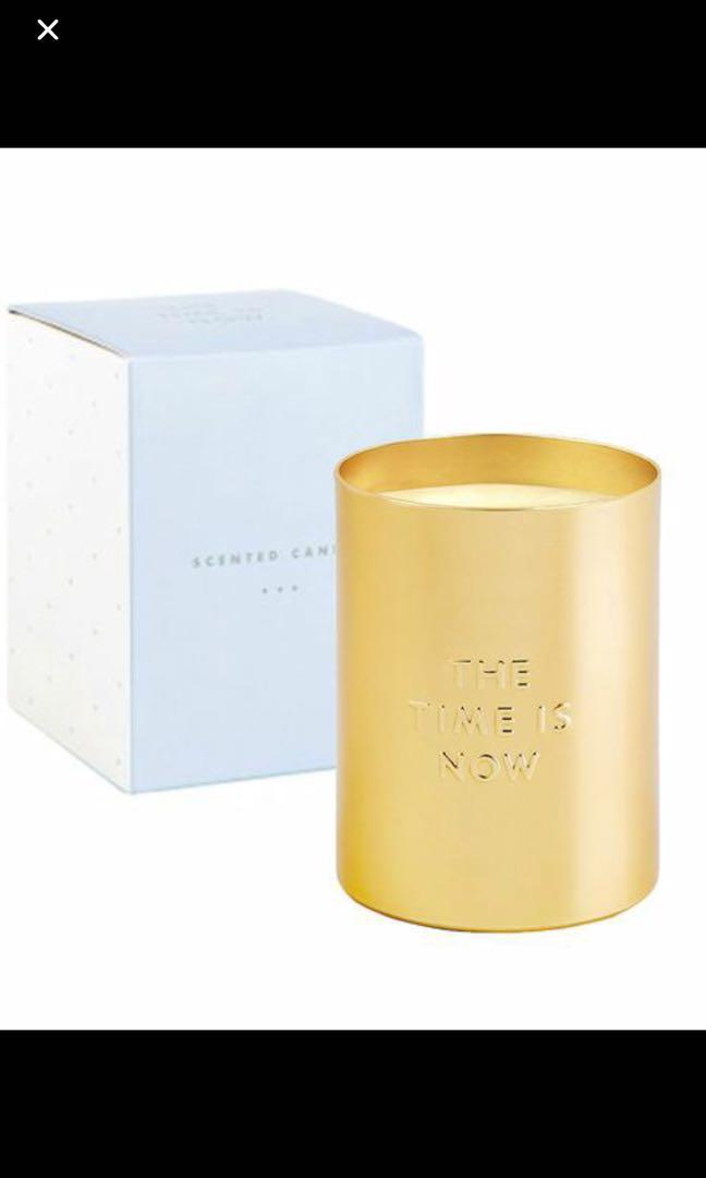 Kikki K Scented Candle The Time Is Now Gold Everything Else On Carousell