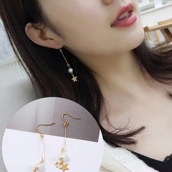 Korean dangling earrings outlet