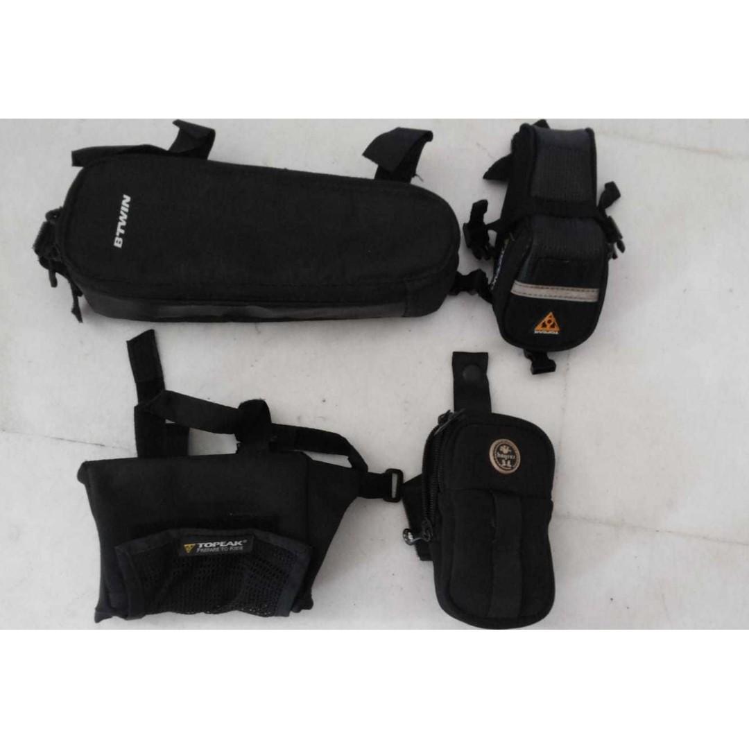 btwin saddle bag