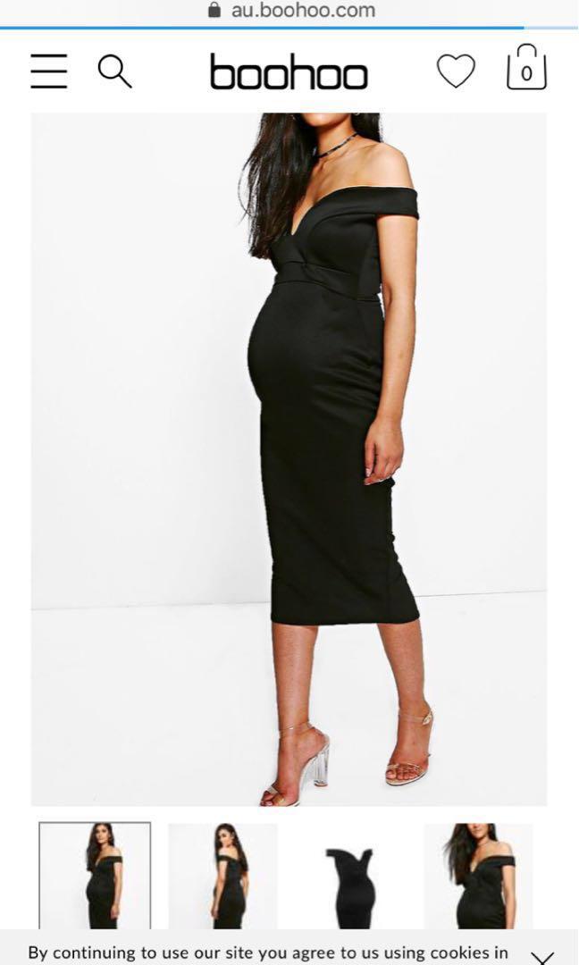 Maternity Dress Off The Shoulder Women S Fashion Clothes On