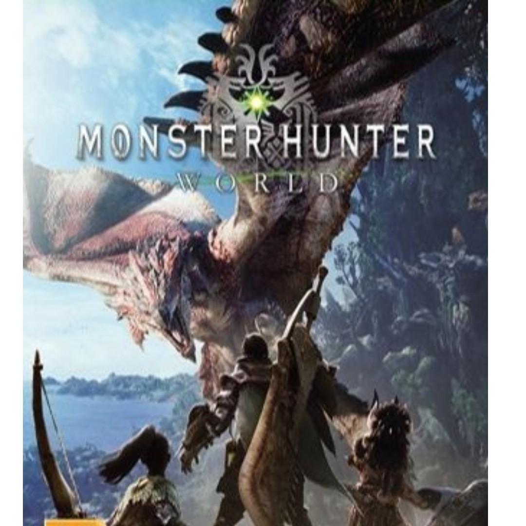 Monster Hunter World Steam Key Global Toys Games Video Gaming Video Games On Carousell