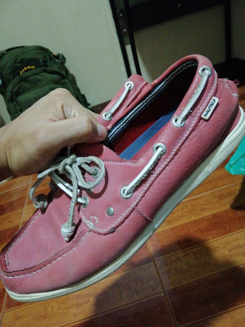 nautica shoes red