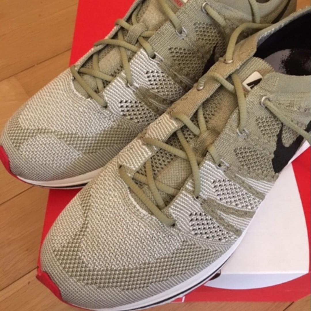 Nike Flyknit Trainer Neutral Olive Velvet Brown US Mens 10 Men s Fashion Footwear Sneakers on Carousell