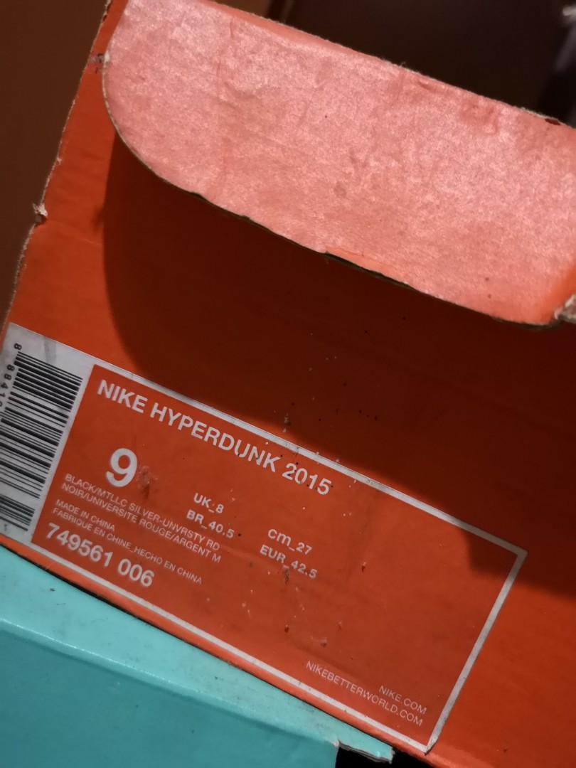 Nike Hyperdunk 2015 (Category: Sneakers) located in Pasig City. Submitted by ssdgtrading (Listing ID 205206000, Image 2). Description: Store bought #nike.