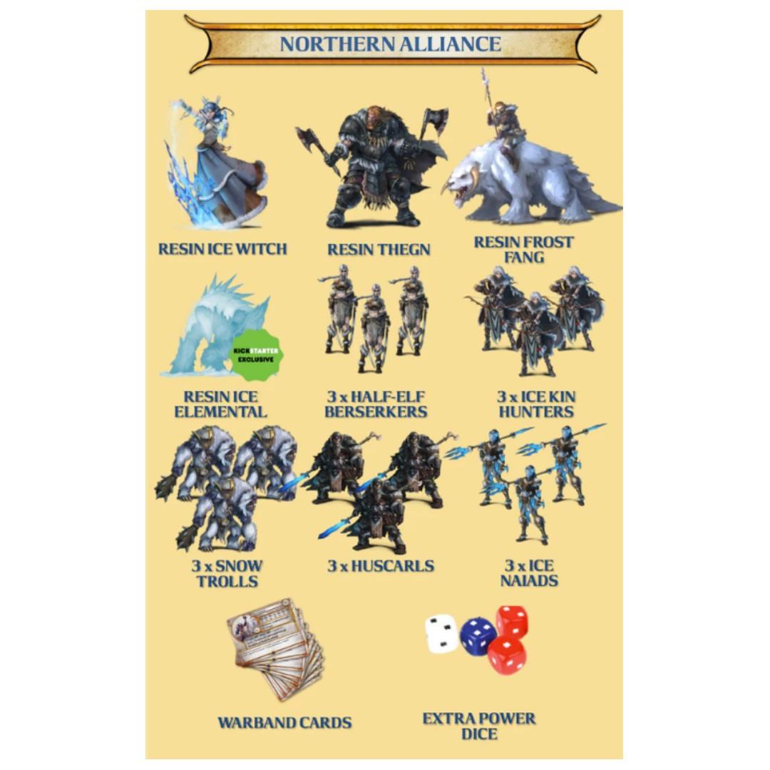 Northern Alliance Warband for Kings of War: Vanguard - the fantasy skirmish  wargame, Hobbies & Toys, Toys & Games on Carousell