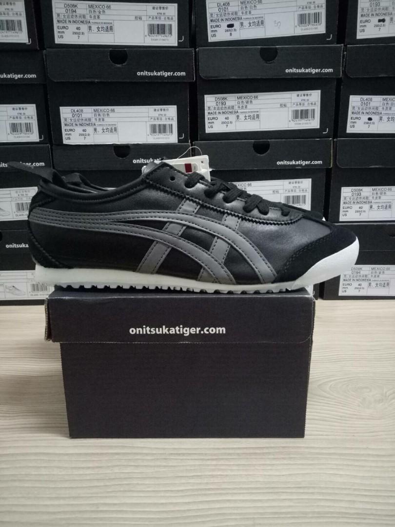 ONITSUKA TIGER MEXICO 66 BLACK GREY 