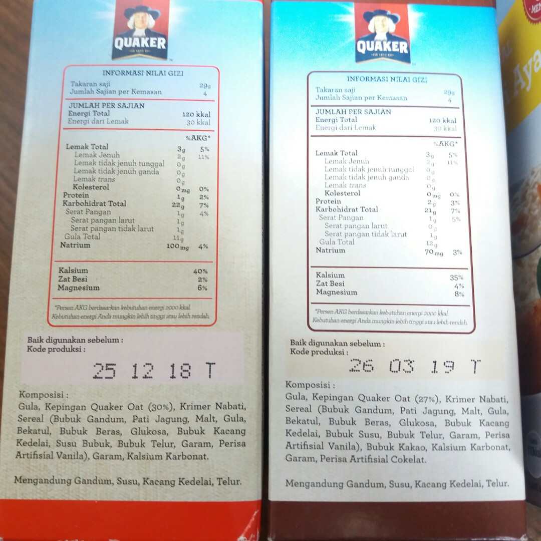 Quaker Oats / Oatmeal