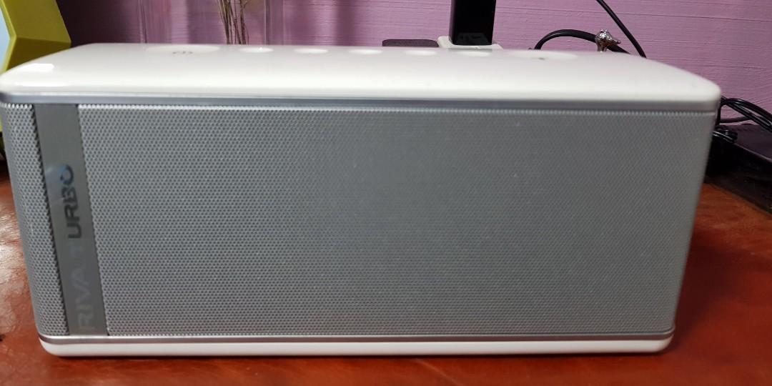 Riva Audio Turbo X RTX01S White Bluetooth Wireless speaker