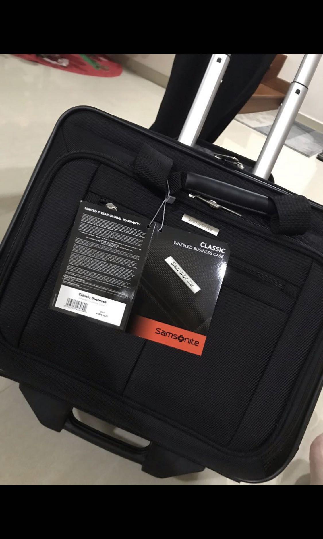samsonite classic wheeled business case
