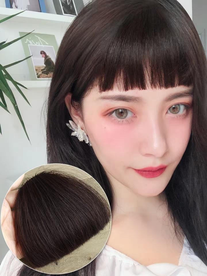 Short Bangs Wigs Real Hair Bang Female Fake Bangs On Carousell