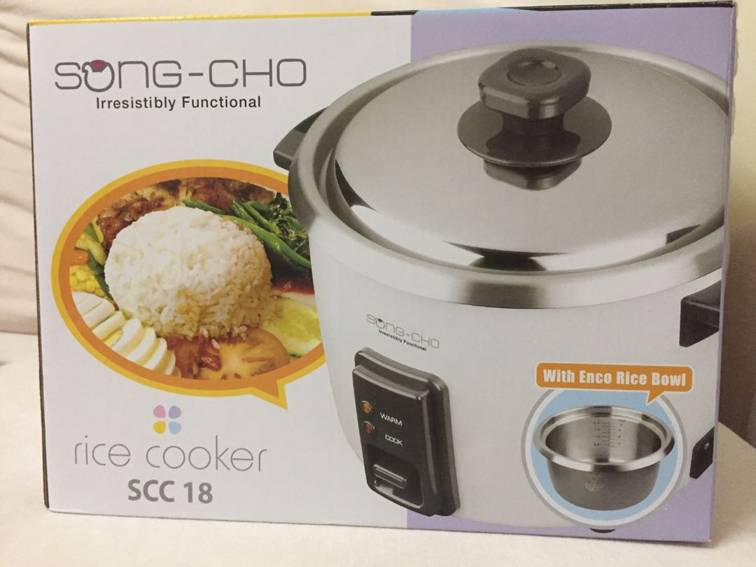 Miki's Food Archives Song Cho Stainless Steel Rice Cooker