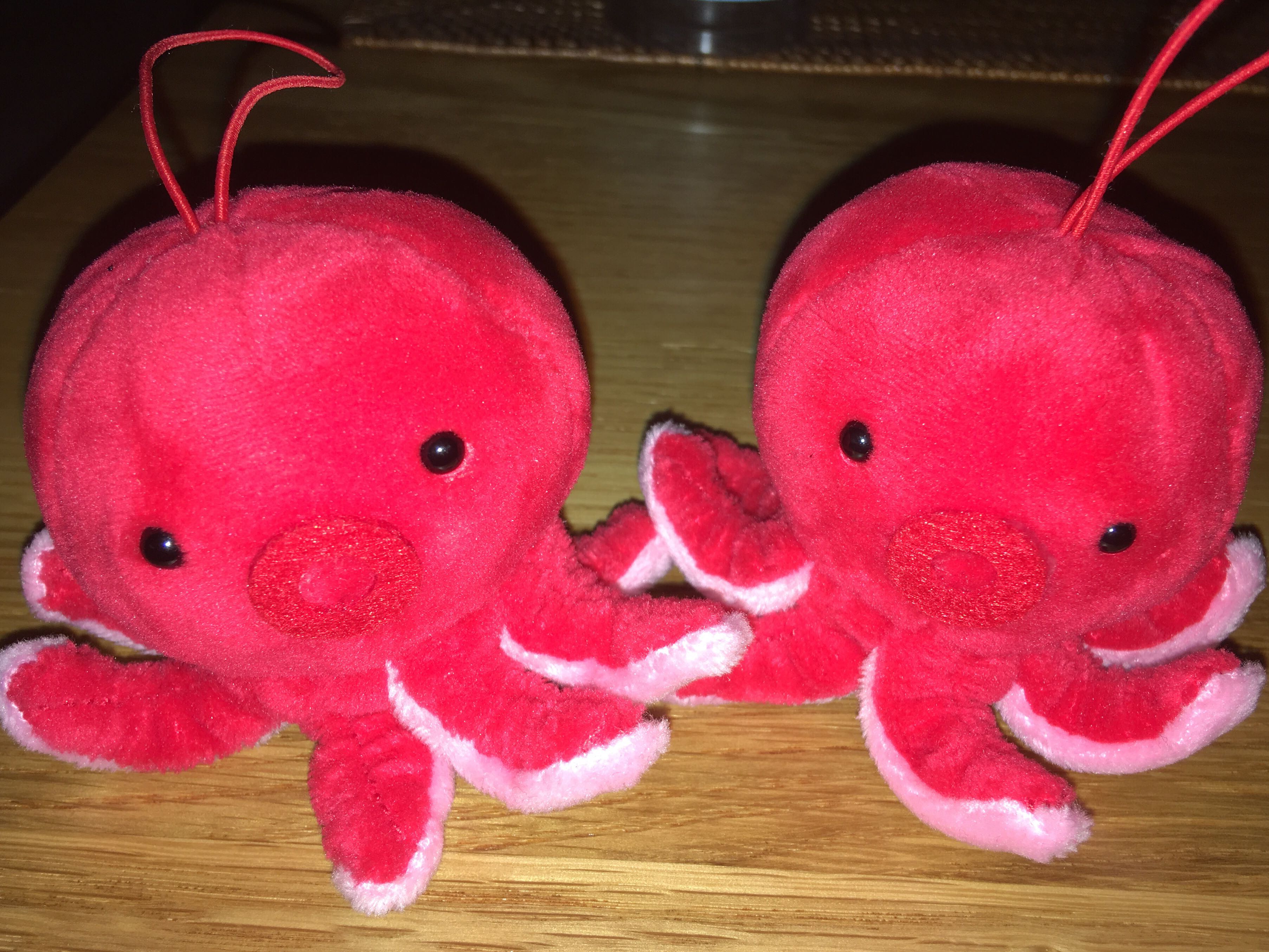 red octopus stuffed animal