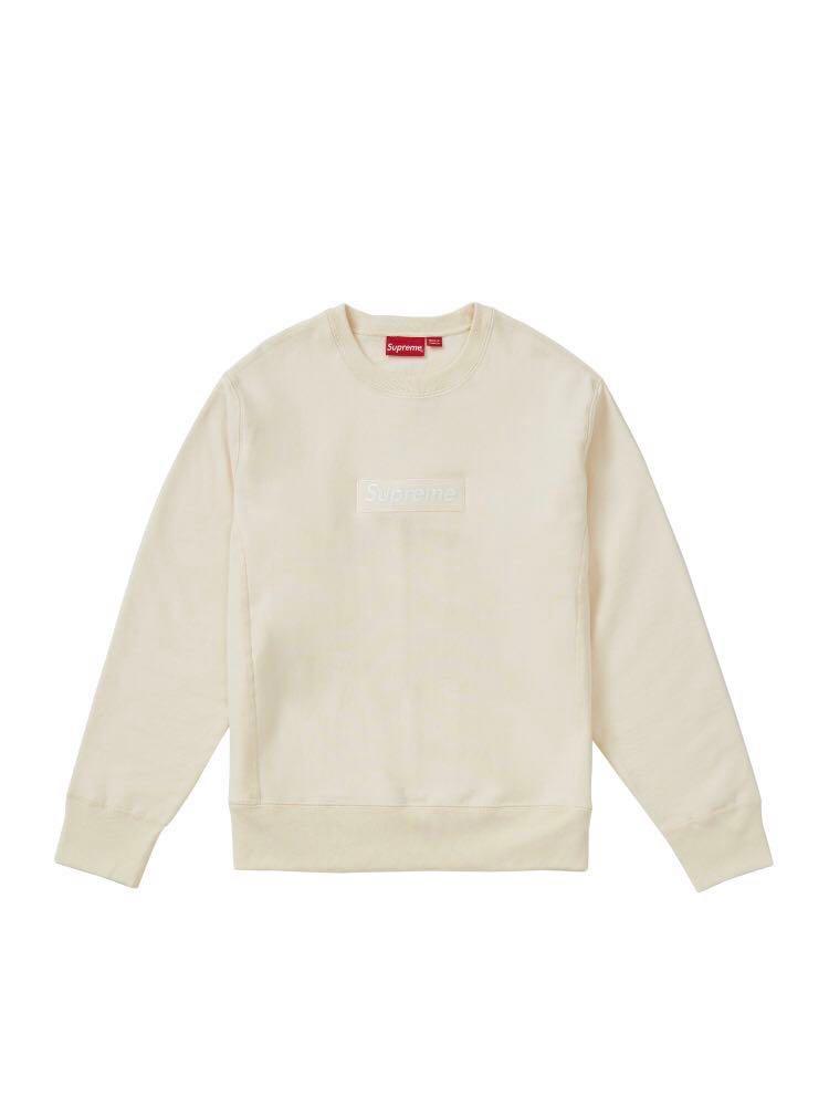 supreme natural box logo