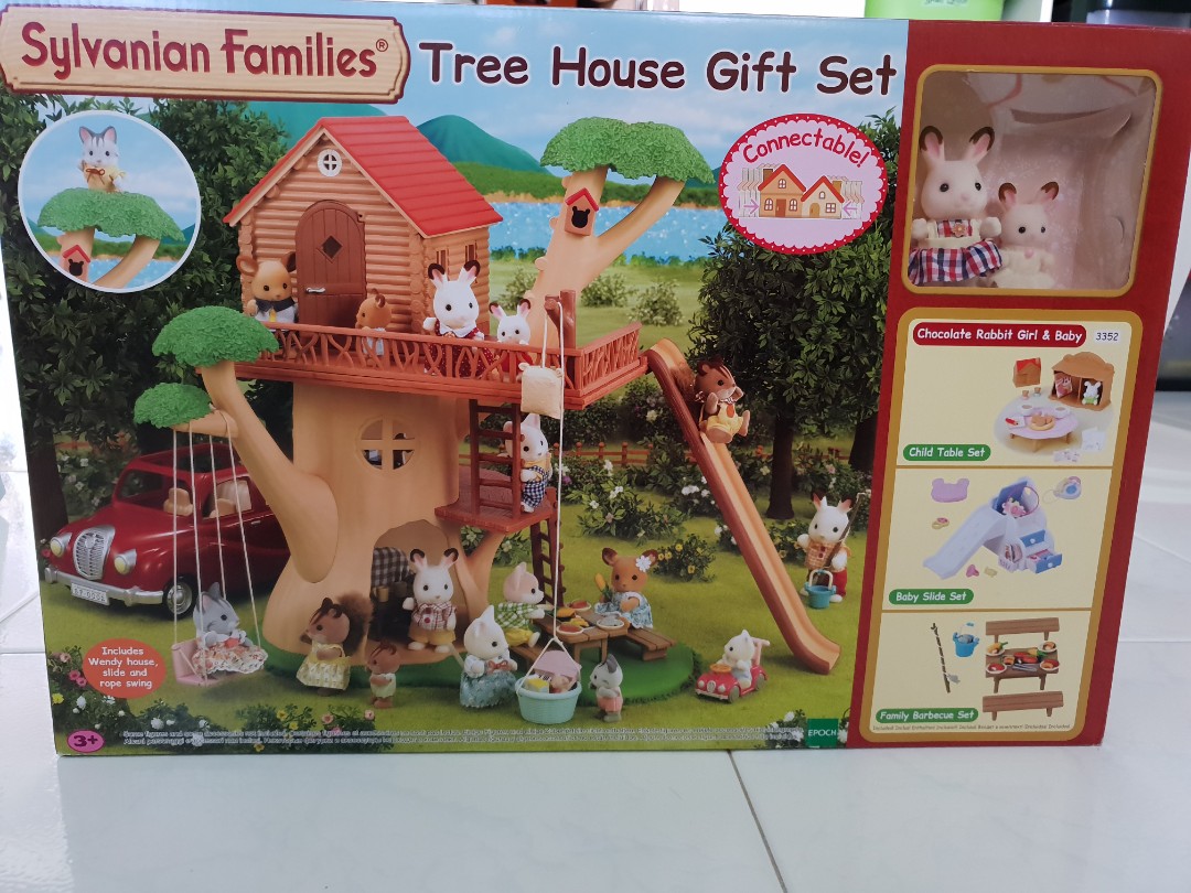 Sylvanian treehouse gift set new arrivals