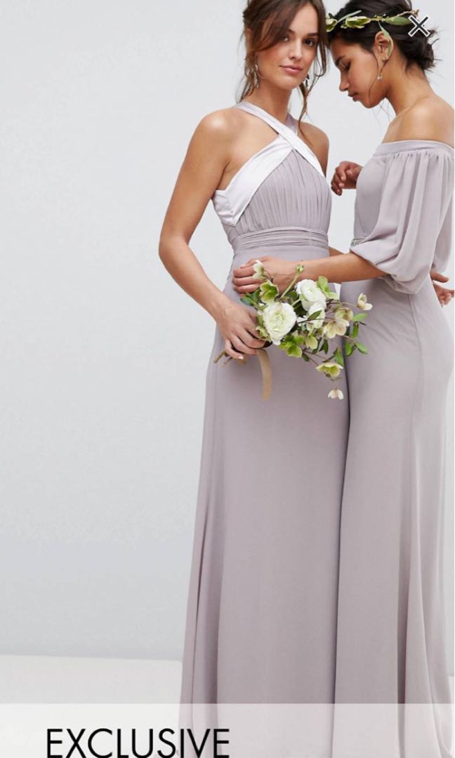 Bow Back Bridesmaid Dress