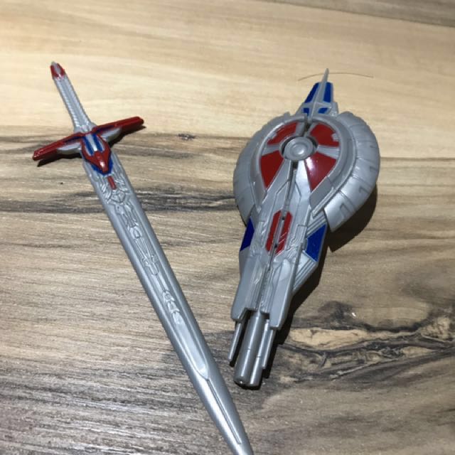 optimus prime sword and shield toy
