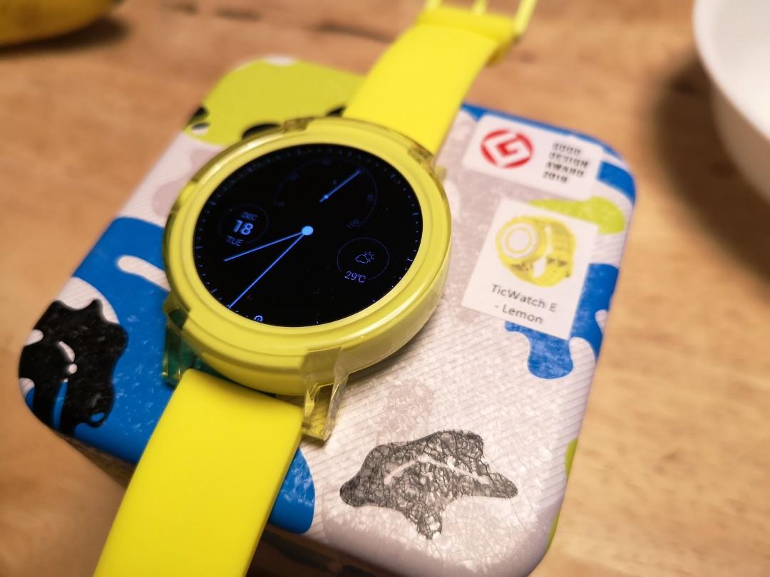 Ticwatch top e lemon