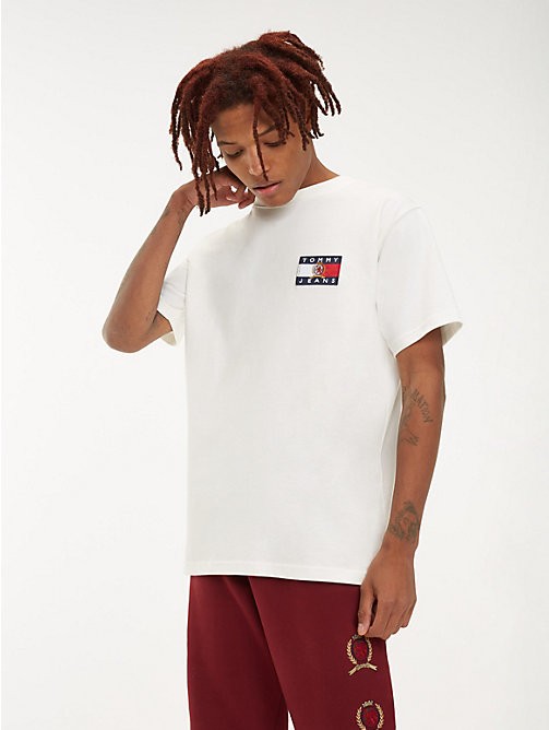 crest flag tee tommy jeans