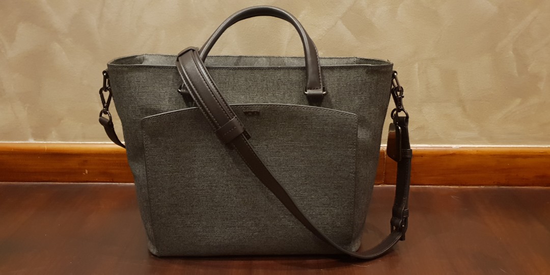 Tumi Sinclair Camila Tote Messenger Bag Earl Grey Women s