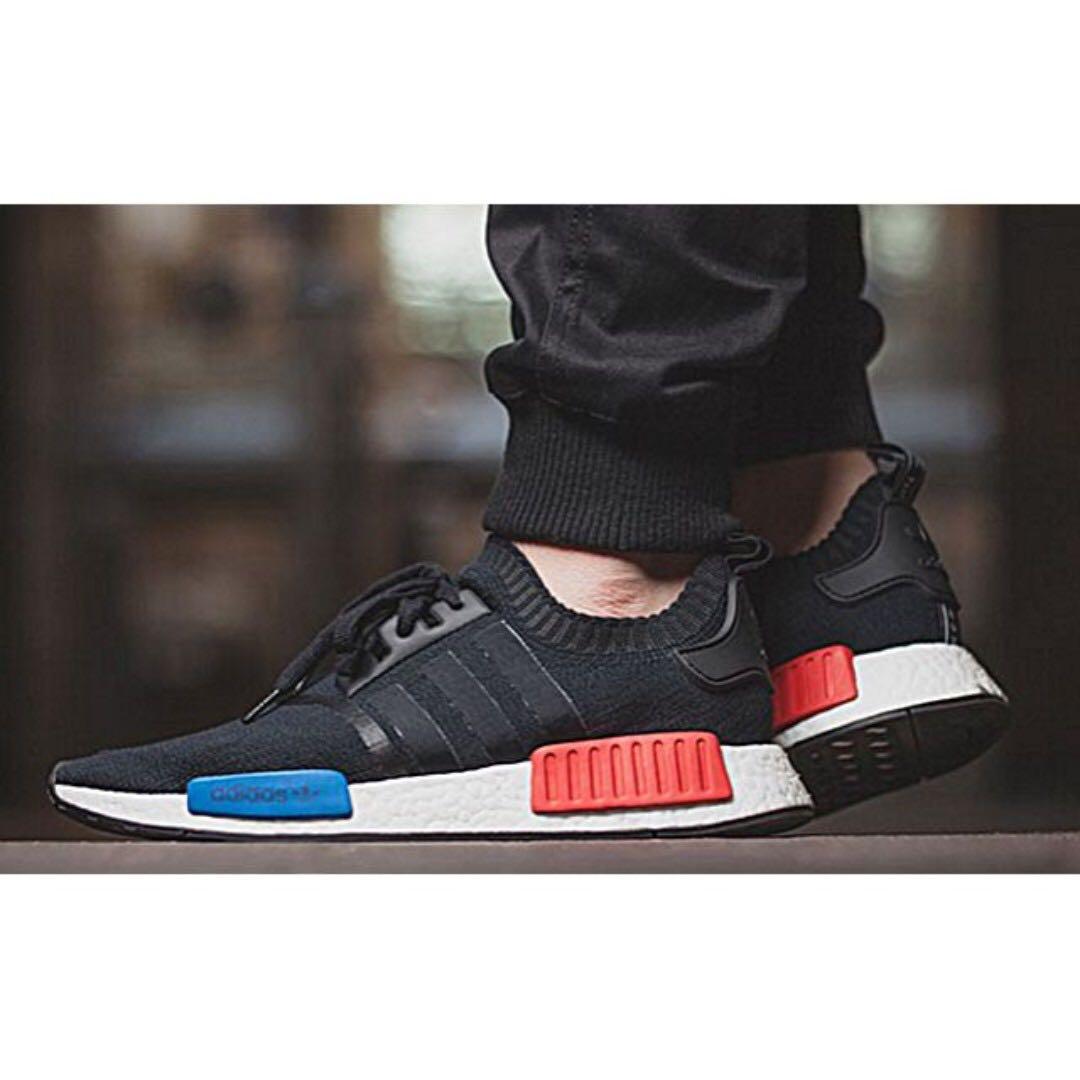 Nmd og best sale black primeknit