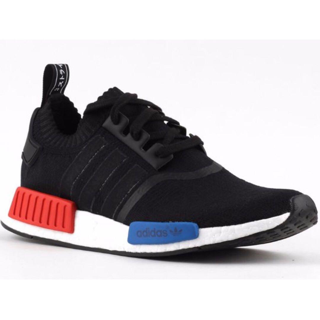 UK 4.5 US 5 adidas NMD R1 Primeknit OG Black, Women's Fashion, Shoes,  Sneakers on Carousell