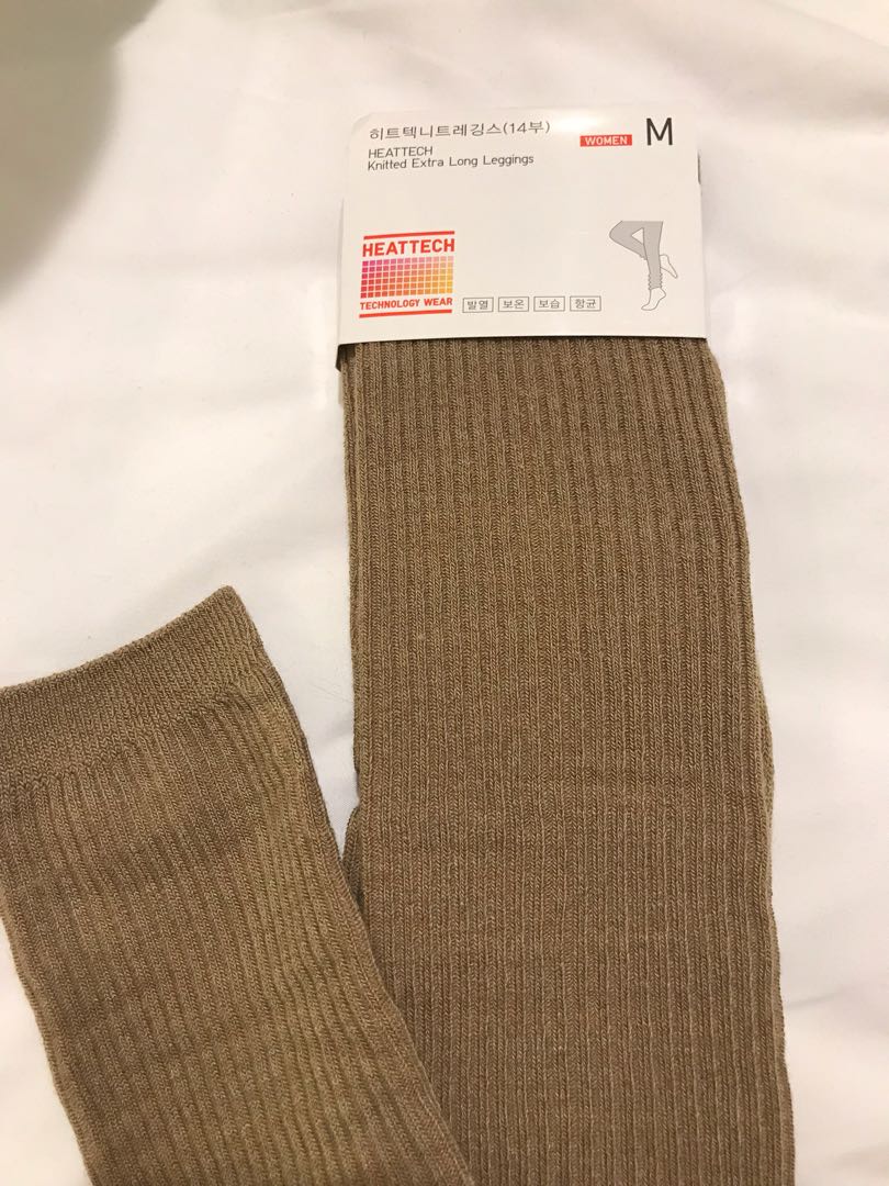 UNIQLO HEATTECH Knitted Leggings Women s Fashion Bottoms Jeans on Carousell