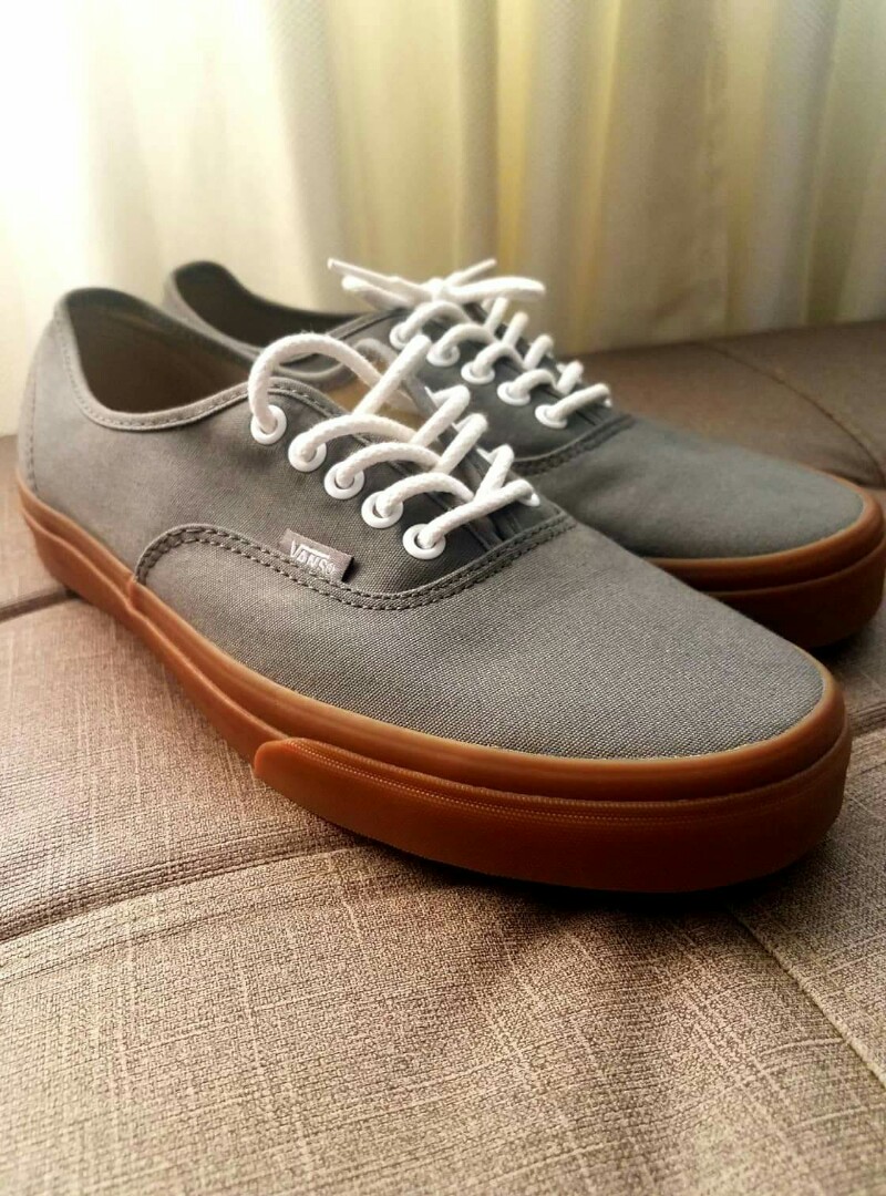 Vans gray gumsole cheap