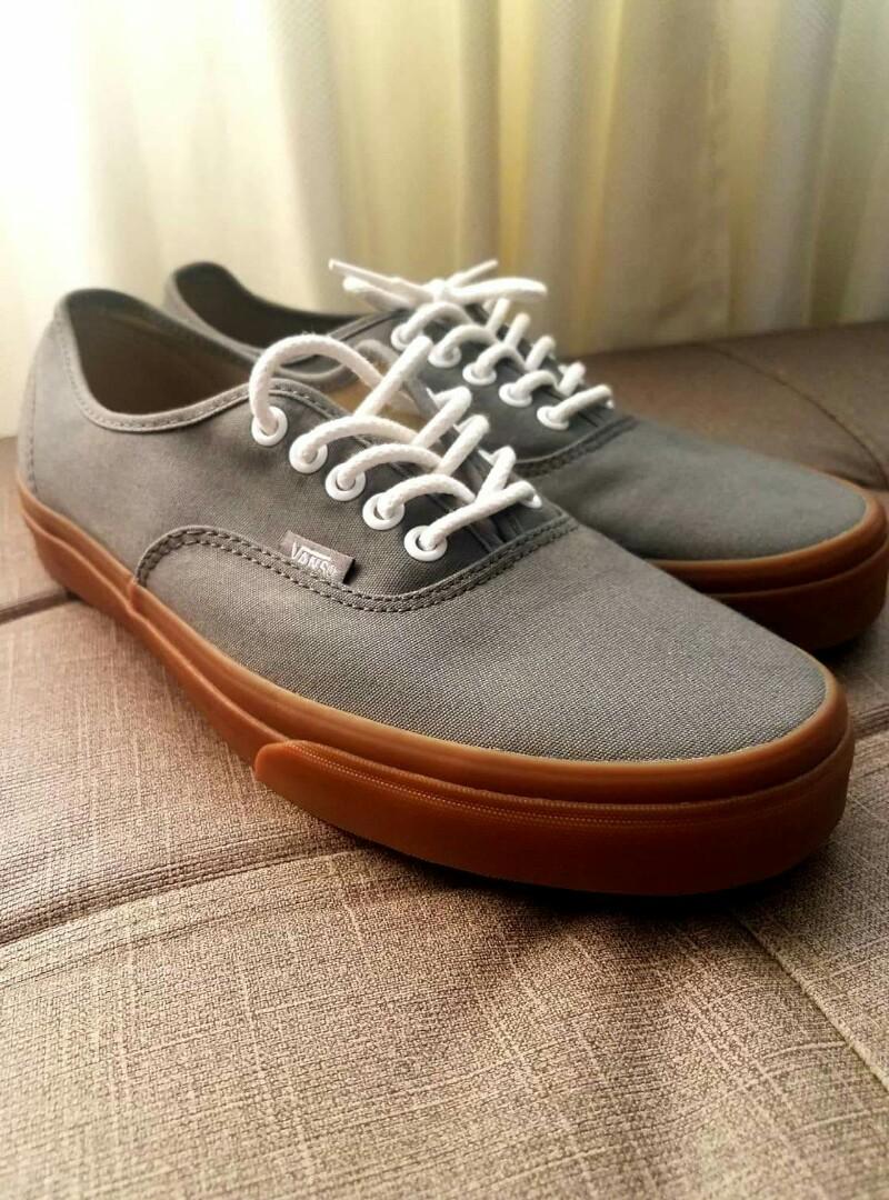 Vans gray gum sales sole