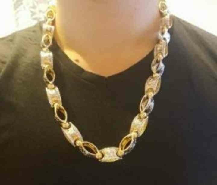 Versace 14k gold necklace 62.79g, Men's 