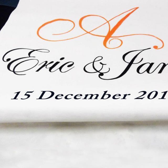 Wedding Aisle Runner Personalized Design Craft On Carousell