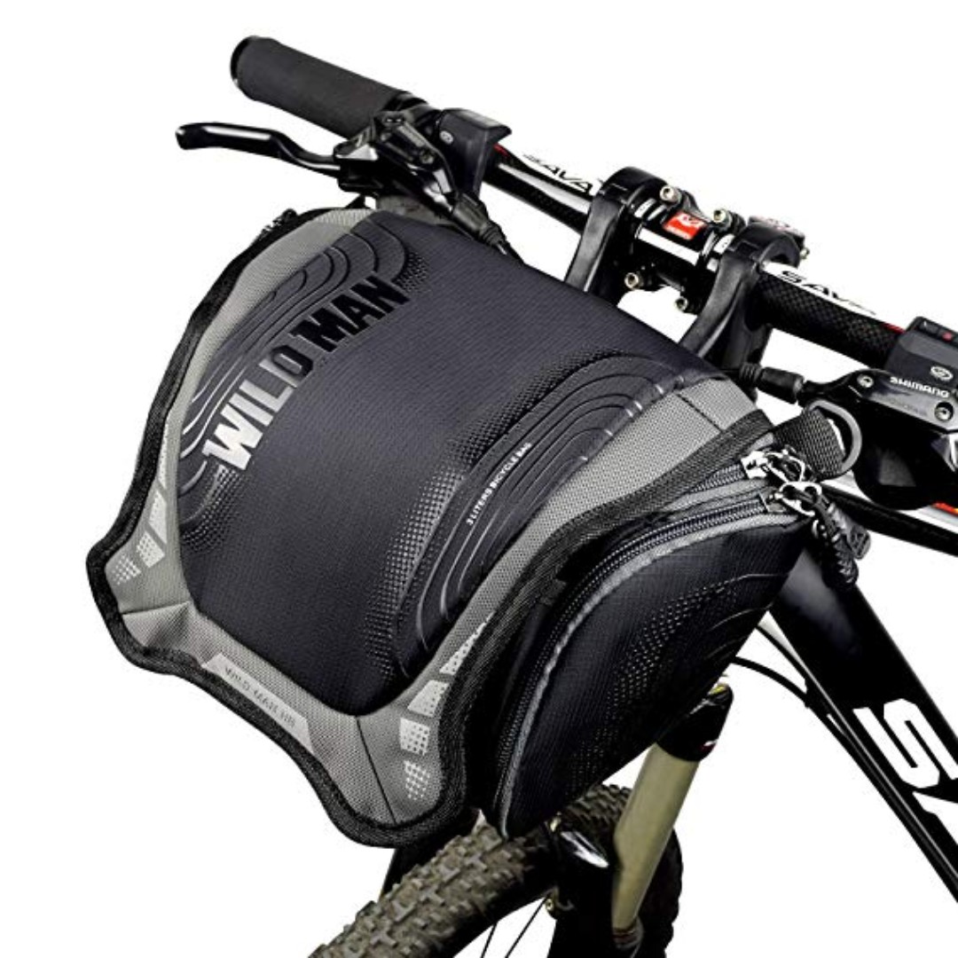 Wild Man Waterproof Bicycle Handlebar Bag Camera Shoulder Bag Bicycles Pmds Parts Accessories On Carousell