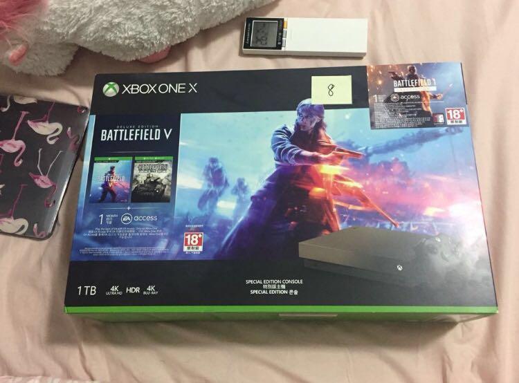Xbox One X Brand New 1 Tb Battlefield Deluxe Edition Toys Games Video Gaming Consoles On Carousell