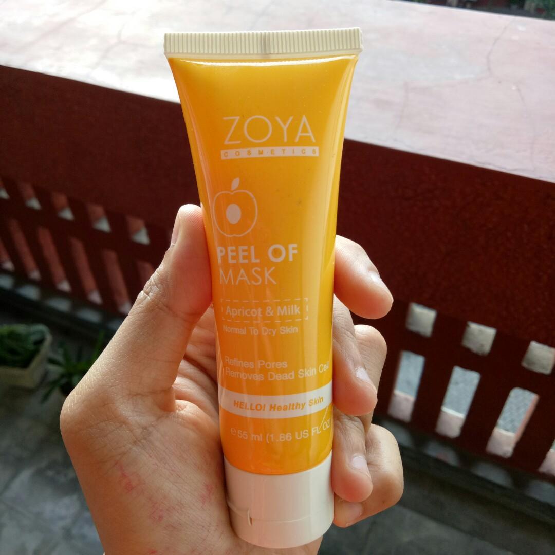 Zoya Peel Off Mask Apricot Milk Kesehatan Kecantikan Kulit Sabun Tubuh Di Carousell