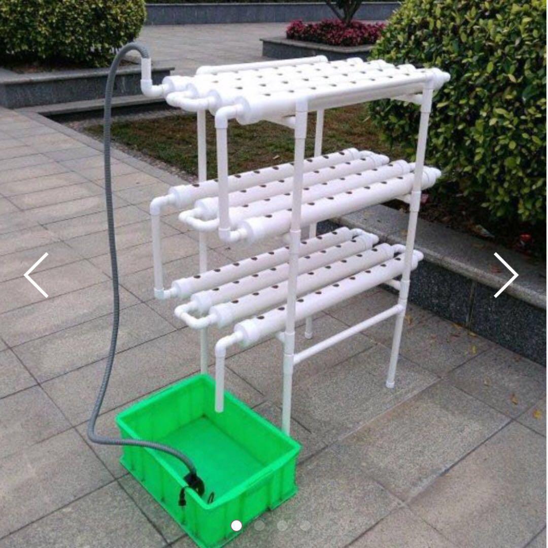 108 Pot Hydroponics System Pvc Gardening Plants On Carousell