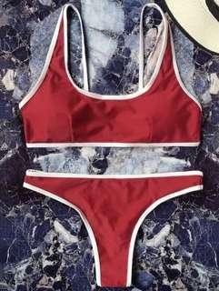 Red bikini