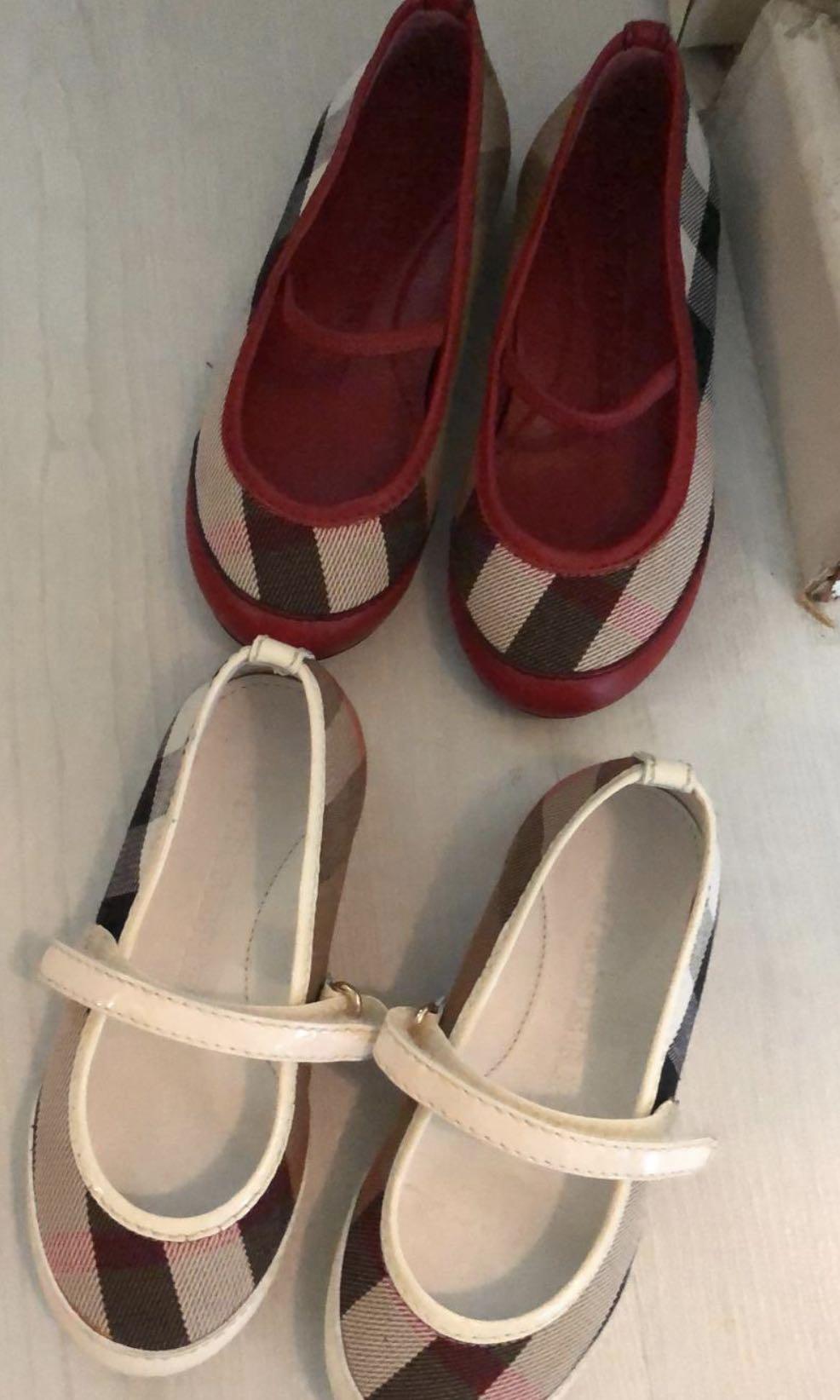 burberry girls shoes