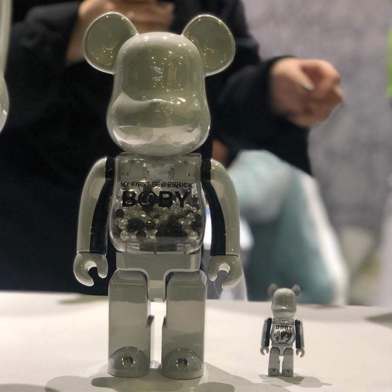 Be@rbrick Shanghai Innersect exclusive My first baby Pearl & Black 