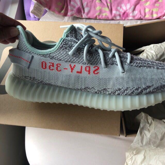 blue tint yeezy