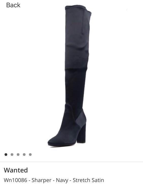 Wanted knee high boots outlet