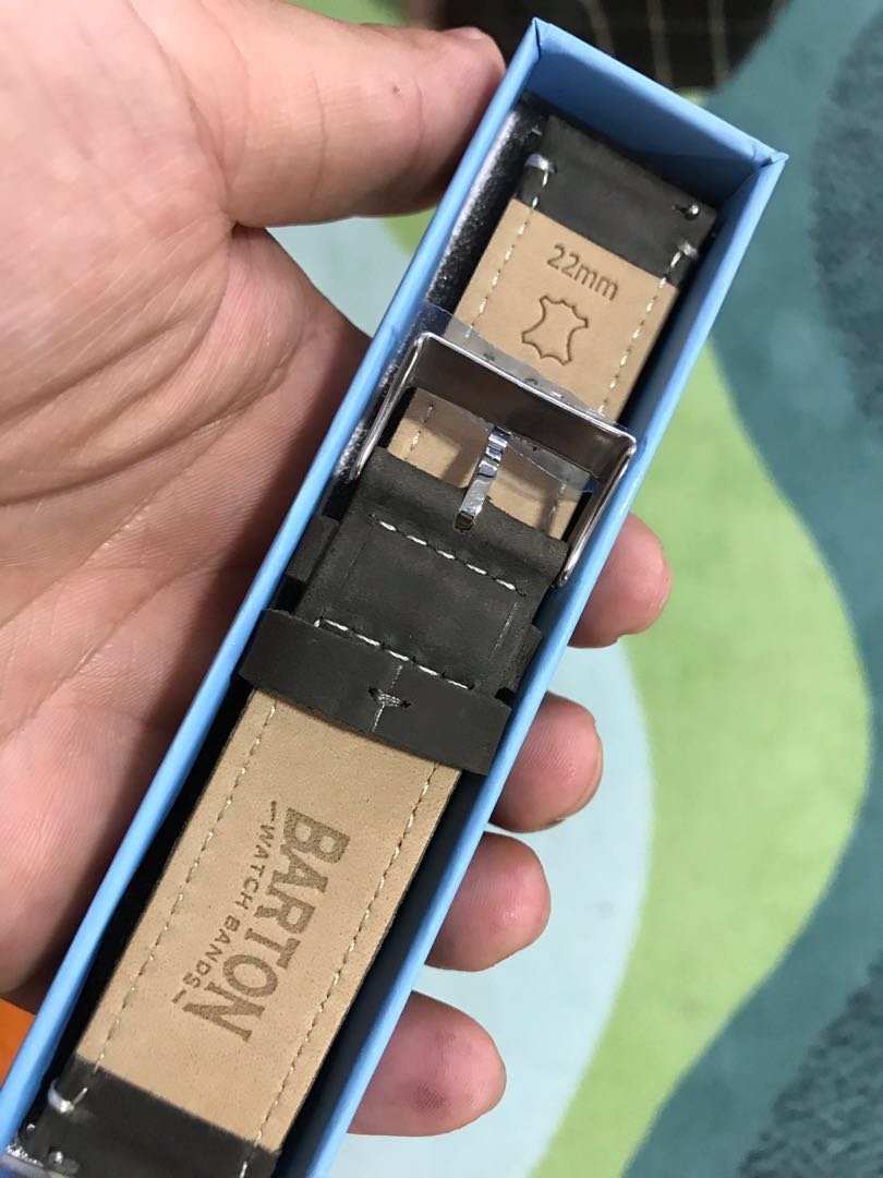 BNIB Barton 22mm Espresso Leather strap Mobile Phones Gadgets Wearables Smart Watches on Carousell