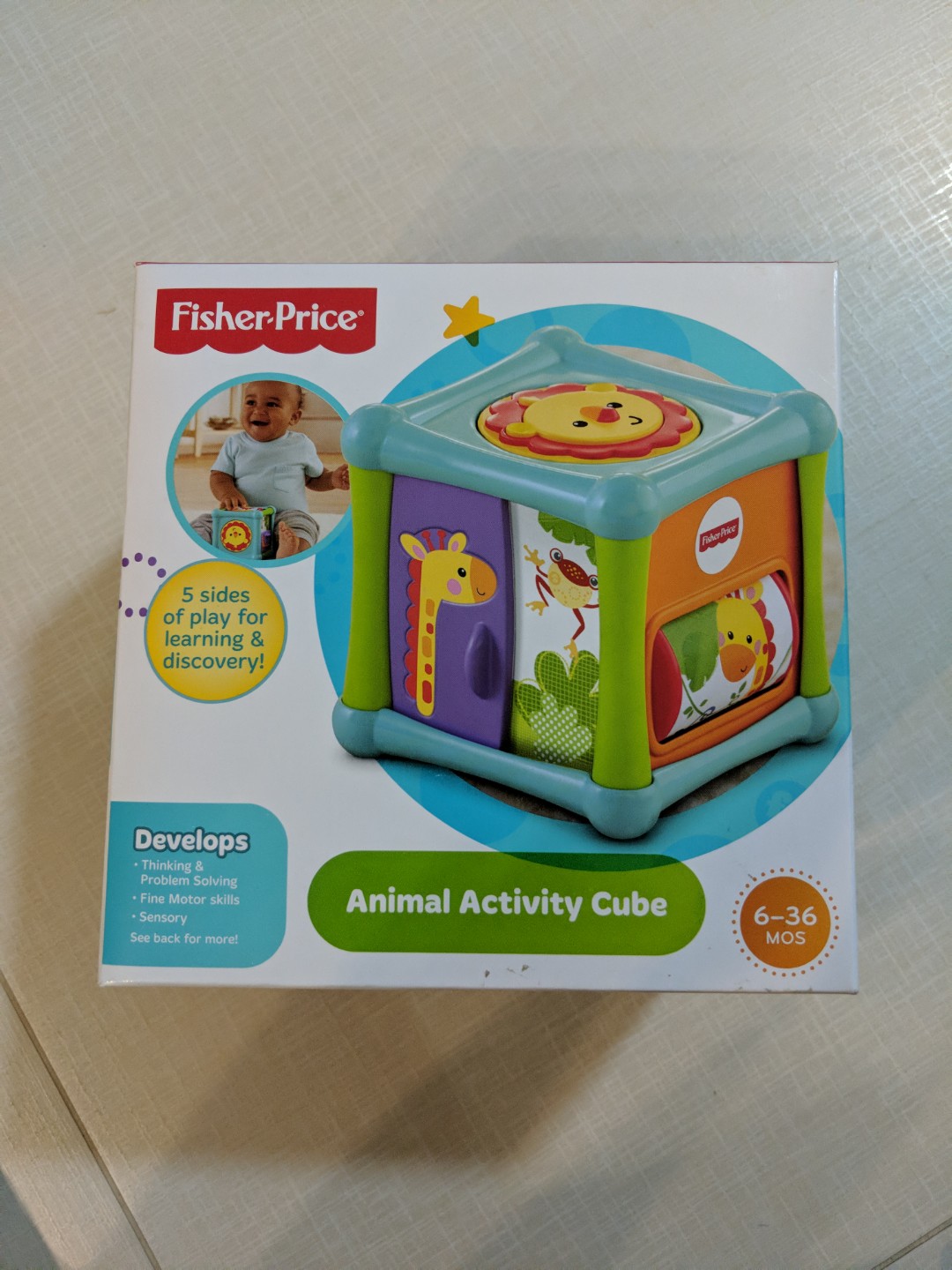 fisher price animal activity cube