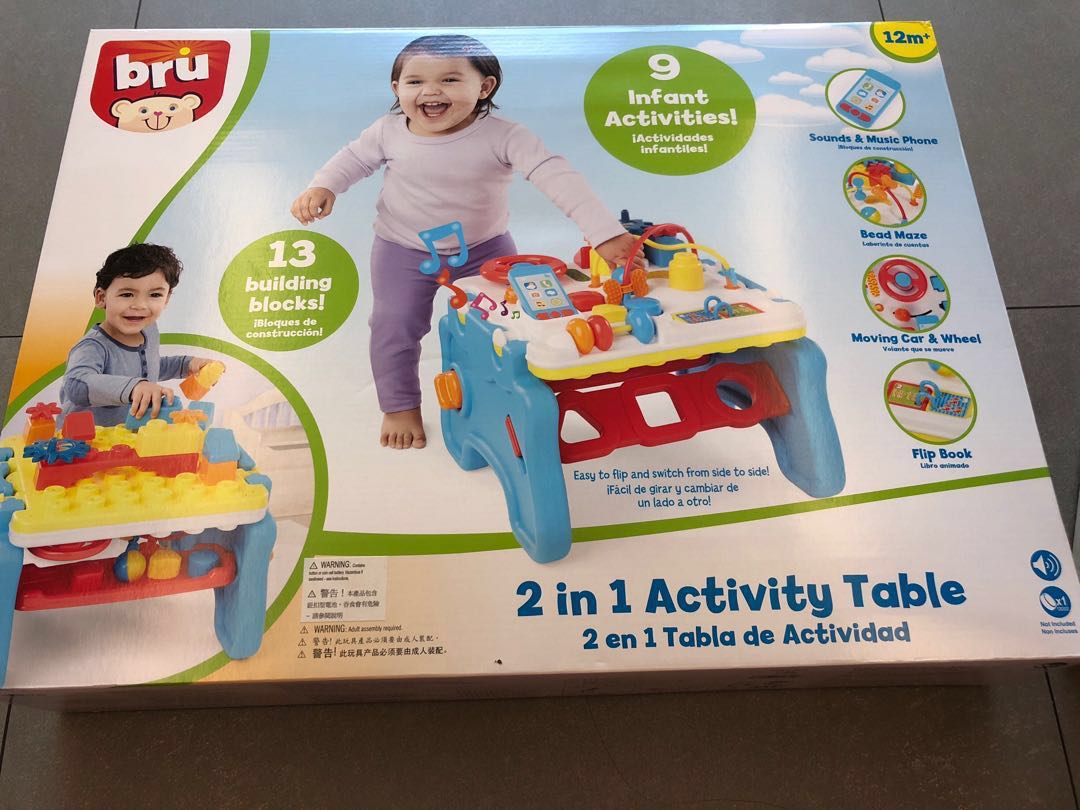 bru 2 in 1 activity table