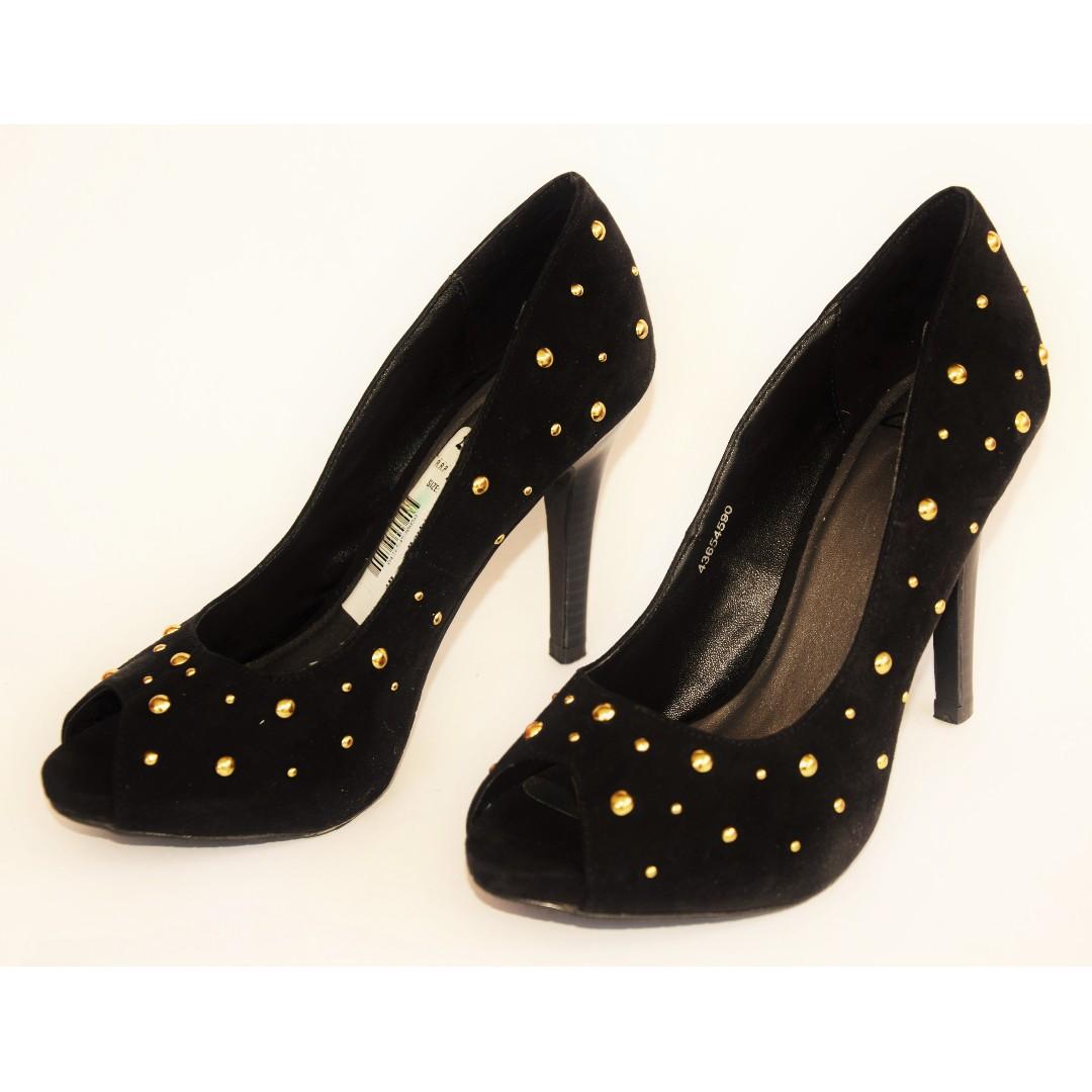 clarks peep toe pumps