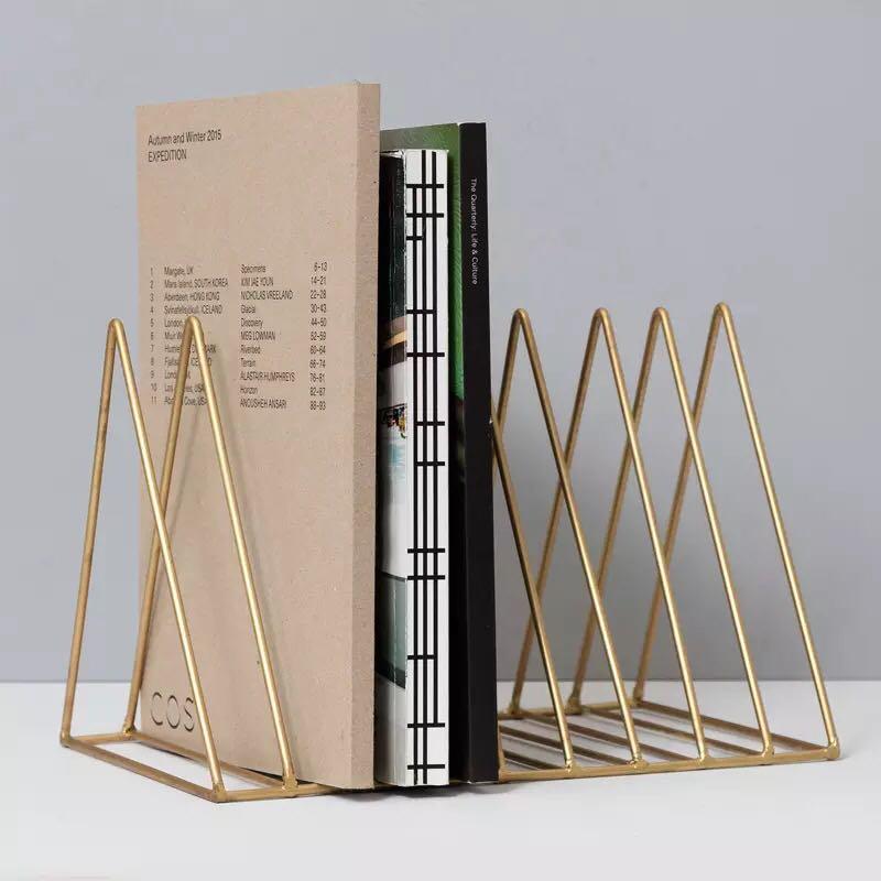 Gold magazine holder, Furniture & Home Living, Home Improvement