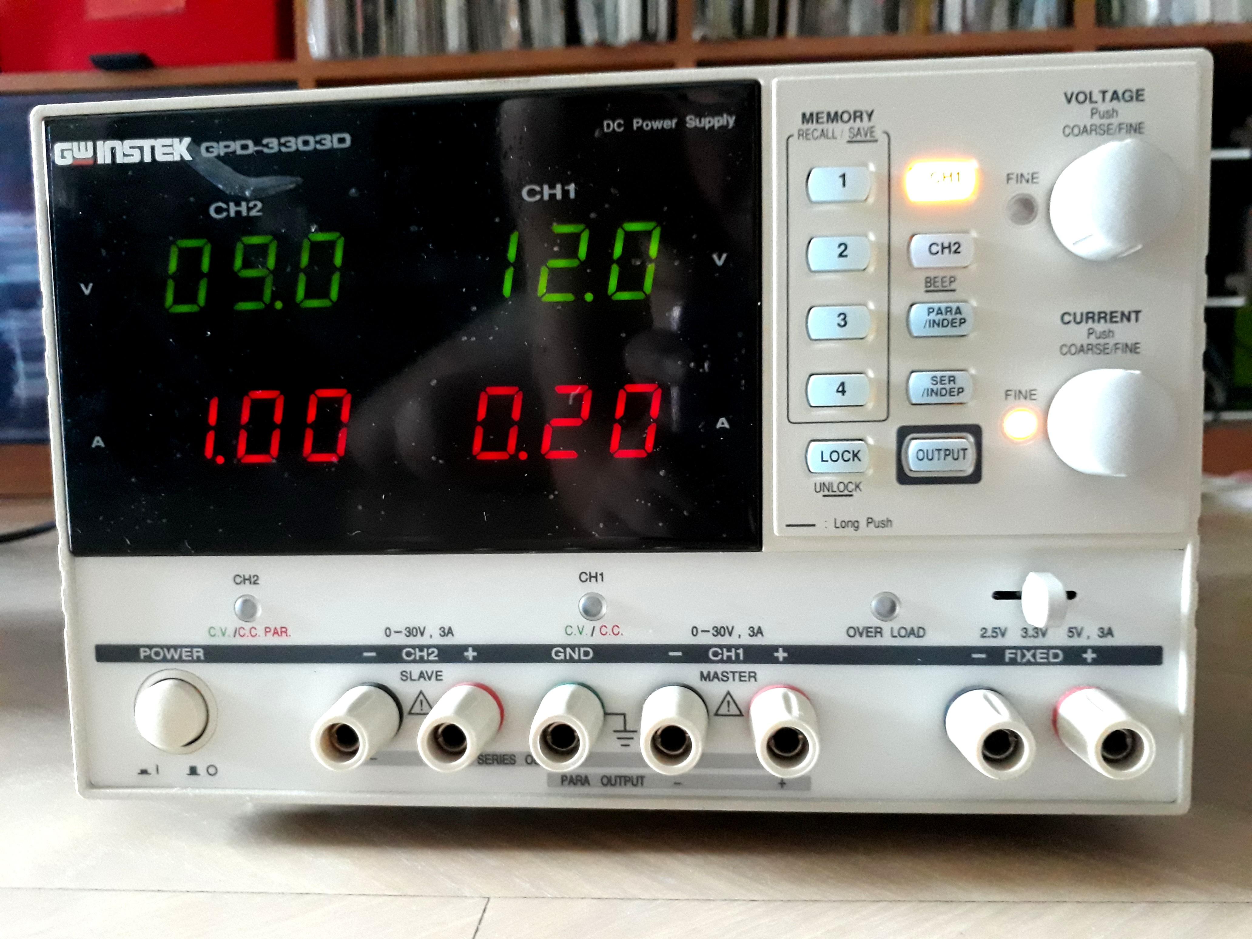 Gw Instek Gpd 3303d Triple Output Dc Power Supply Electronics Others On Carousell